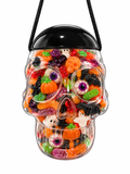 ** Featured** Halloween Skull Filled with 1 1/2 LBs of your favorite Sweets!