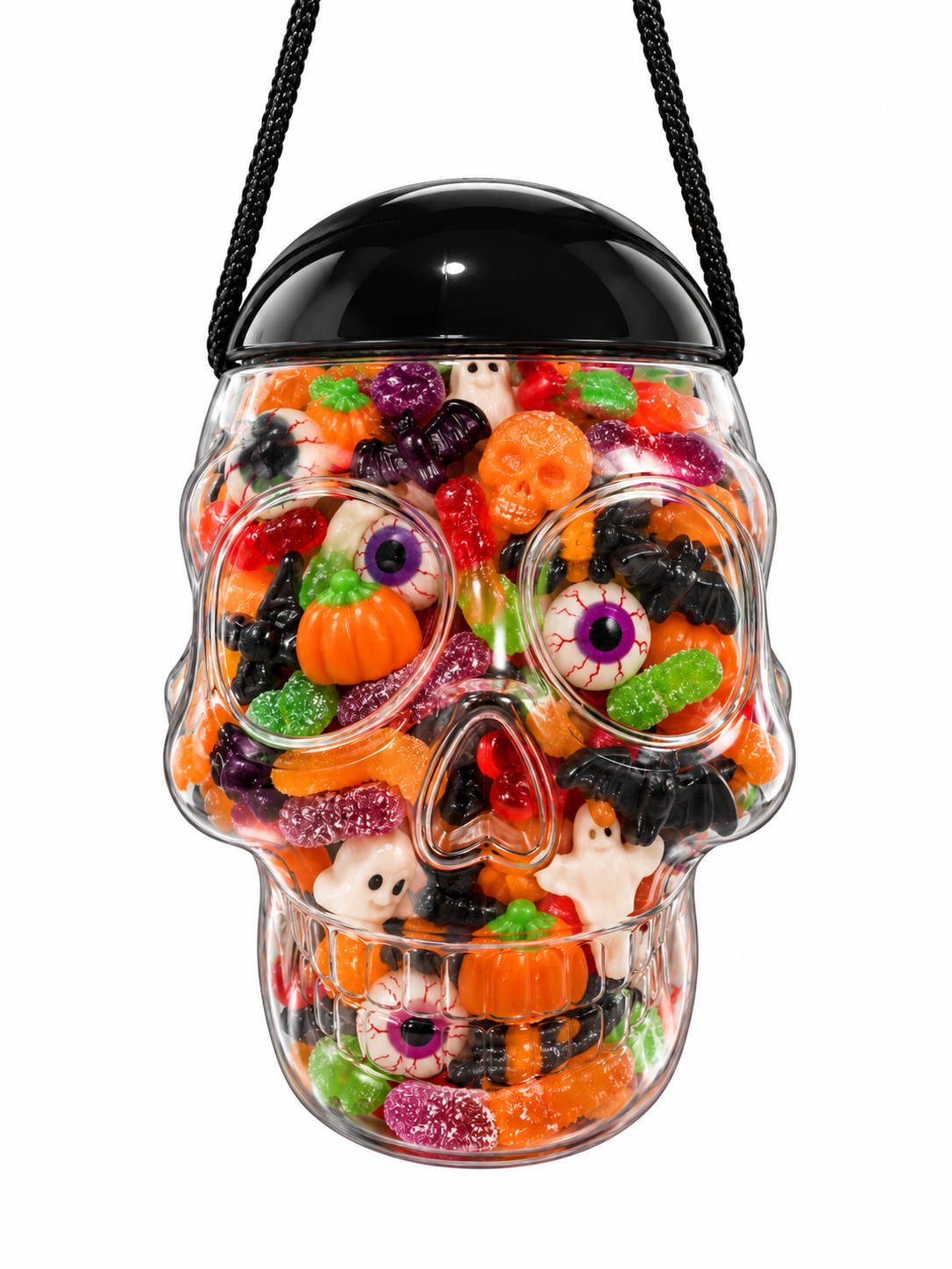 ** Featured** Halloween Skull Filled with 1 1/2 LBs of your favorite Sweets!