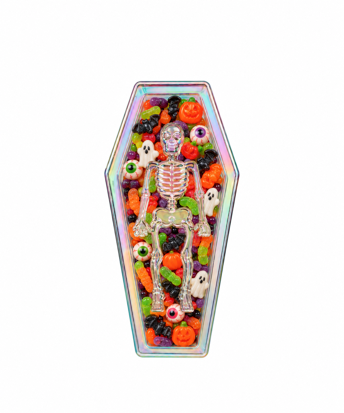 **Featured** Halloween Coffin filled with 1/2 LB of your favorite Sweets!