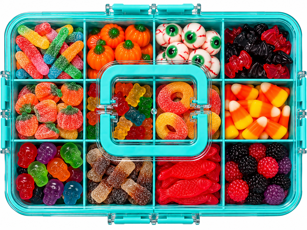 Sweet Shuffle Mid-Sized Snackle with 2.5 LBs of Sweets inside!