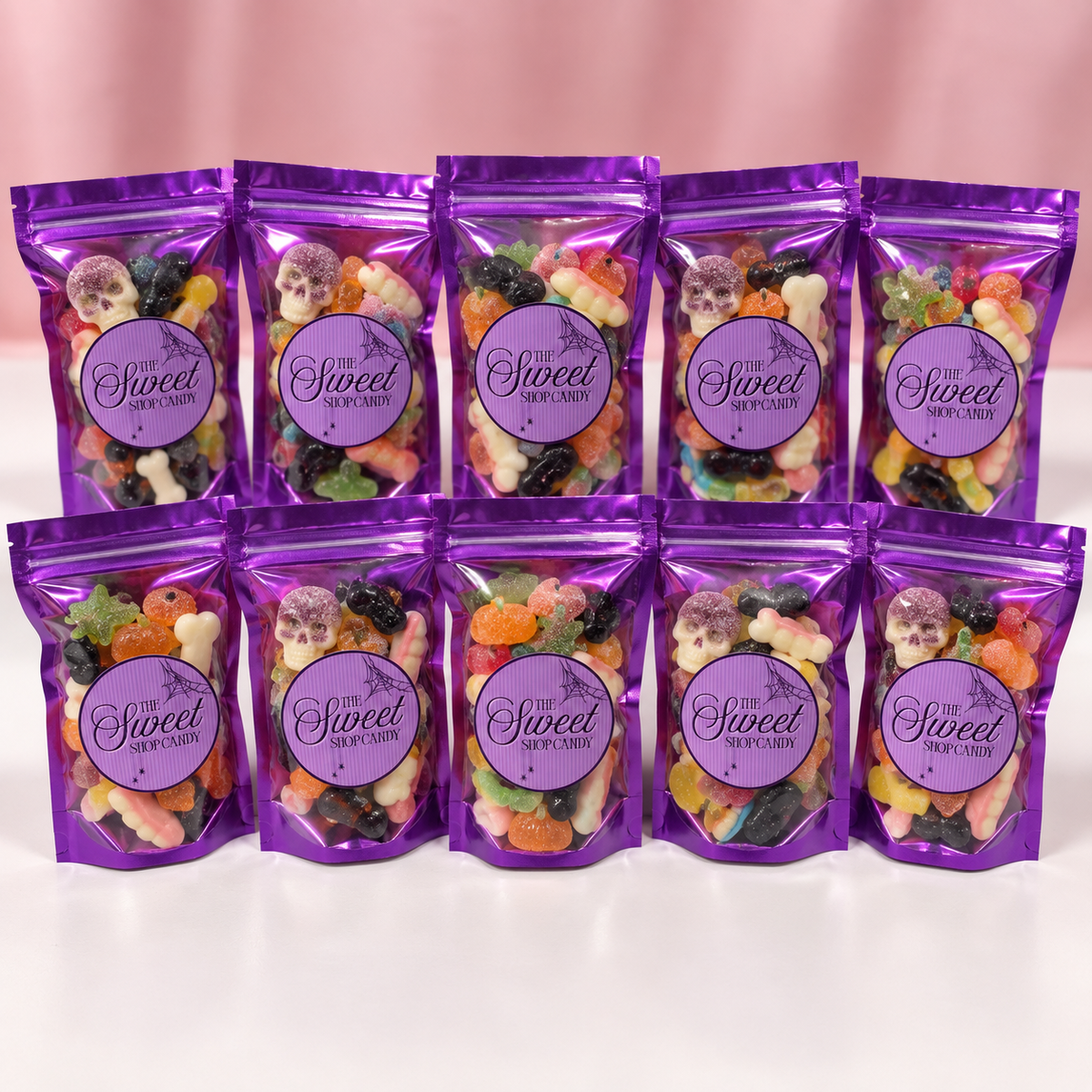 **Featured** Sweet Shop Curated, pack of 10 Purple Bags!
